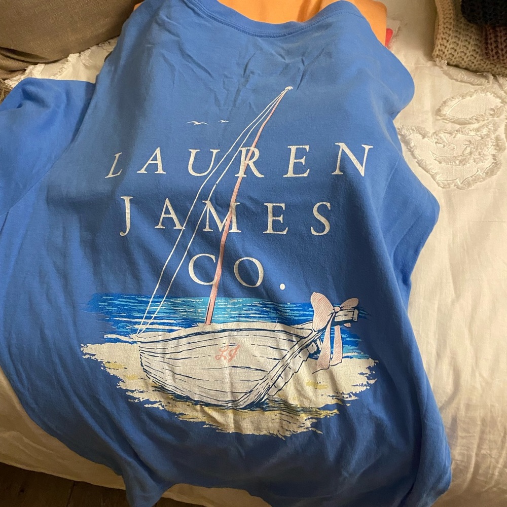 Blue Lauren James tshirt